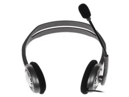 Наушники с микрофоном проводные Logitech Stereo Headset H111 Black